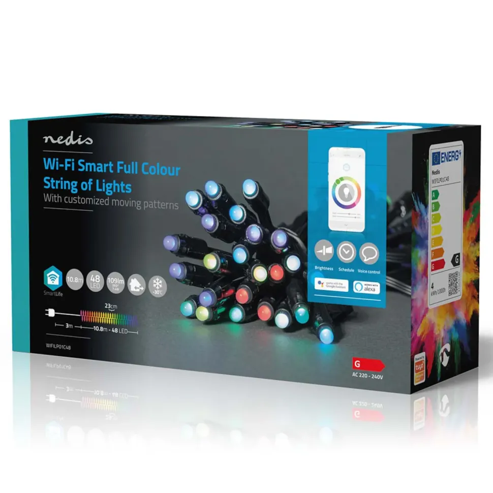 Nedis SmartLife Ljusslinga RGB+ 10,8 m