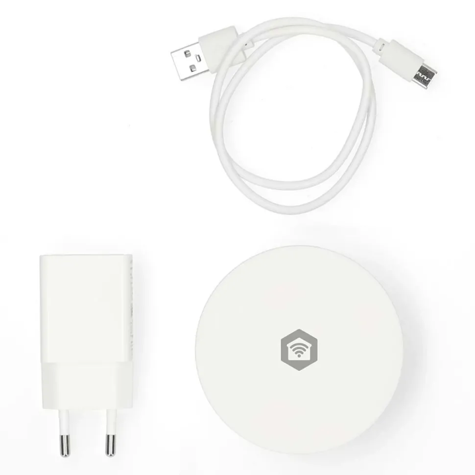 Nedis SmartLife luftkvalitetsmätare med CO₂-sensor och wifi
