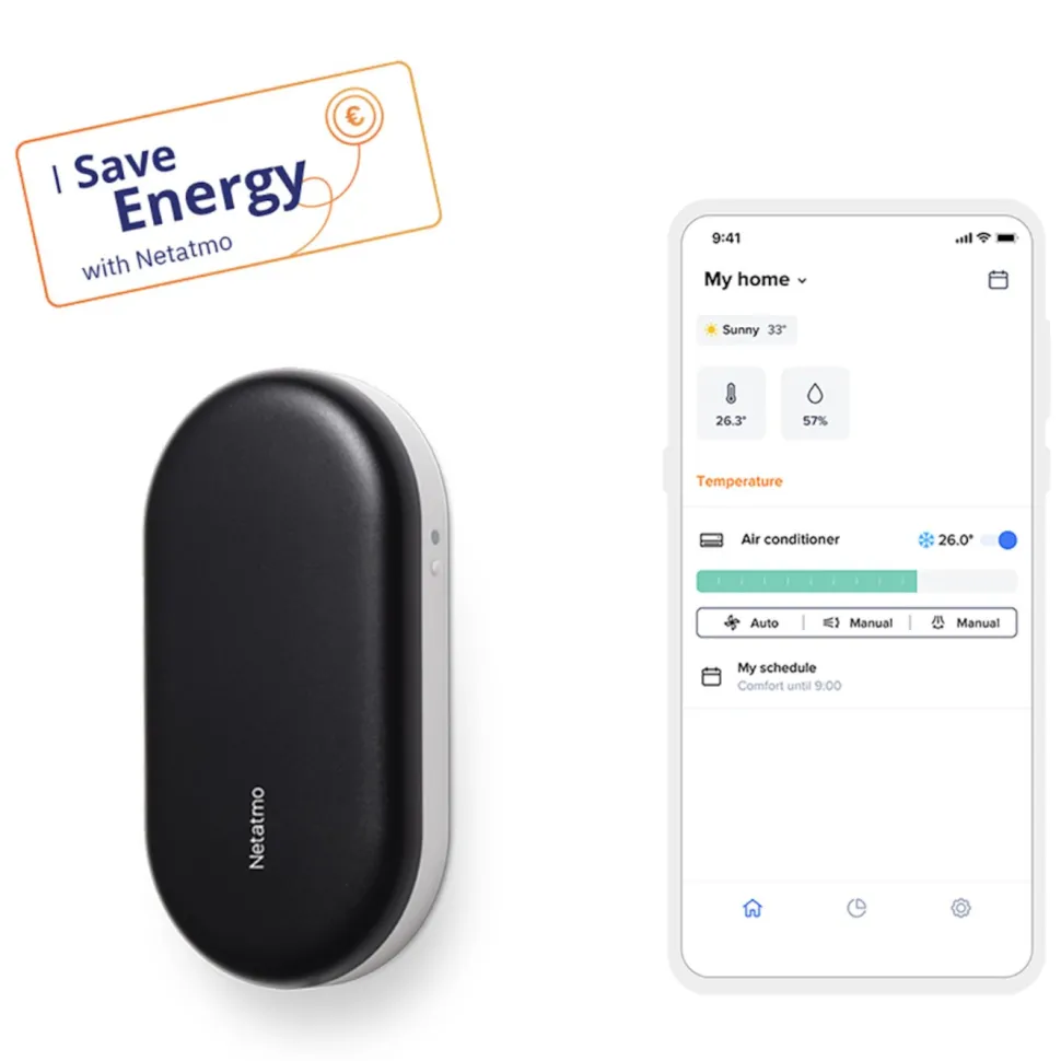 Netatmo AC-controller Fjärrstyrning för luftvärmepump och AC