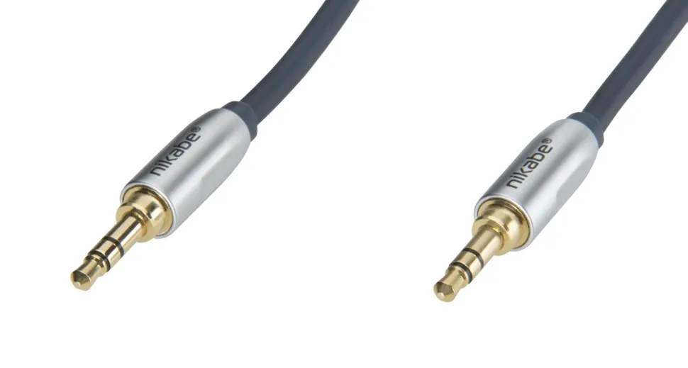 Nikabe Ljudkabel med 3,5 mm-kontakt 1 m