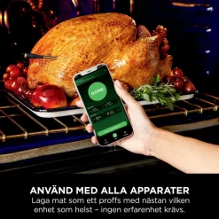 Ninja ProChef trådlös stektermometer Svart/silver