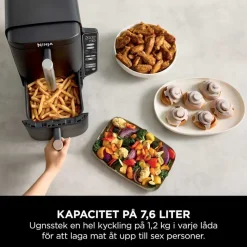 Ninja Stacked Dual Zone varmluftsfritös 7,6 L