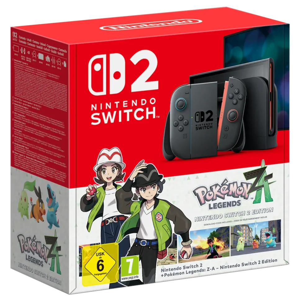 Nintendo Switch 2 Spelkonsol 7,9" med Pokémon Legends: Z-A Bundle