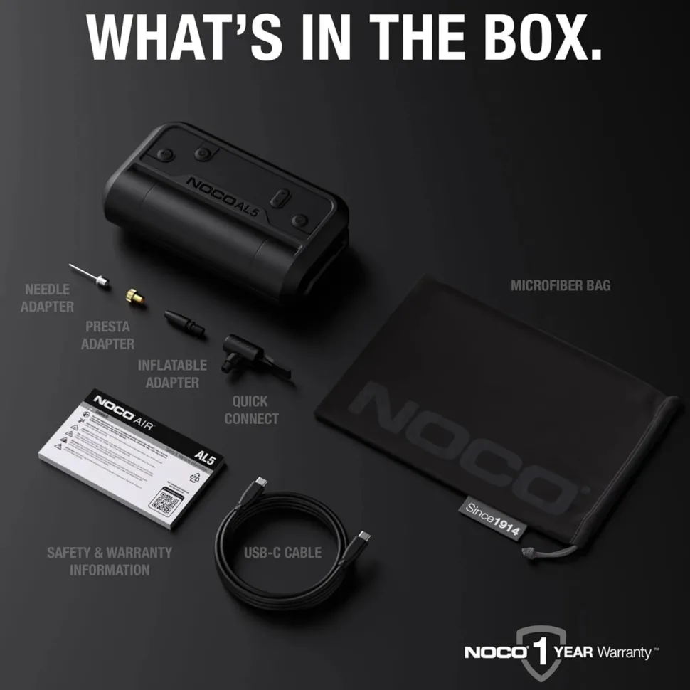 Noco Air AL5 portabel luftkompressor med powerbank