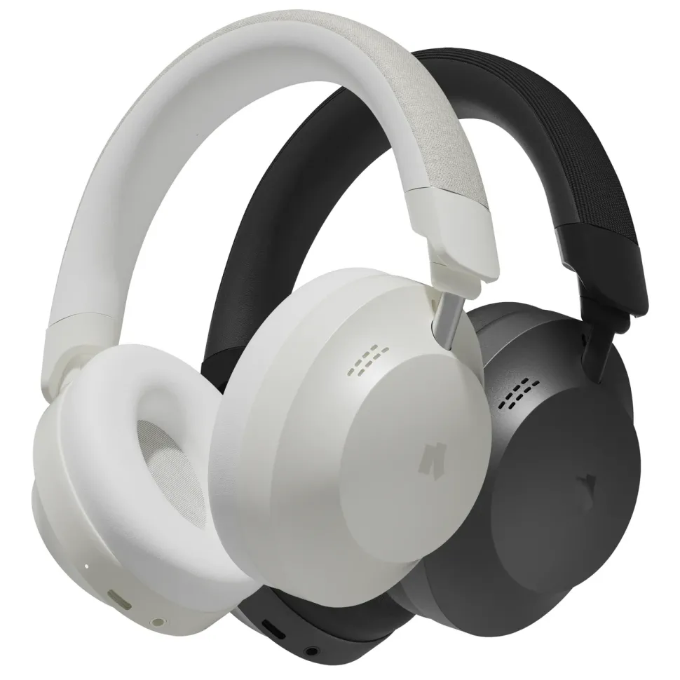 Nomadelic Solo 550 trådlösa over-ear-hörlurar med Hybrid ANC Beige