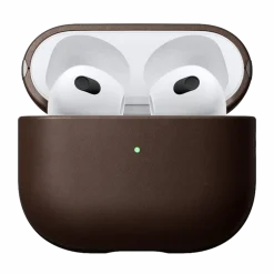 Nomad Modern Leather Case för AirPods Series 3 (2021) Brun
