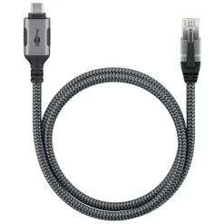 Nätverkskabel med USB-anslutning USB-C 1 m