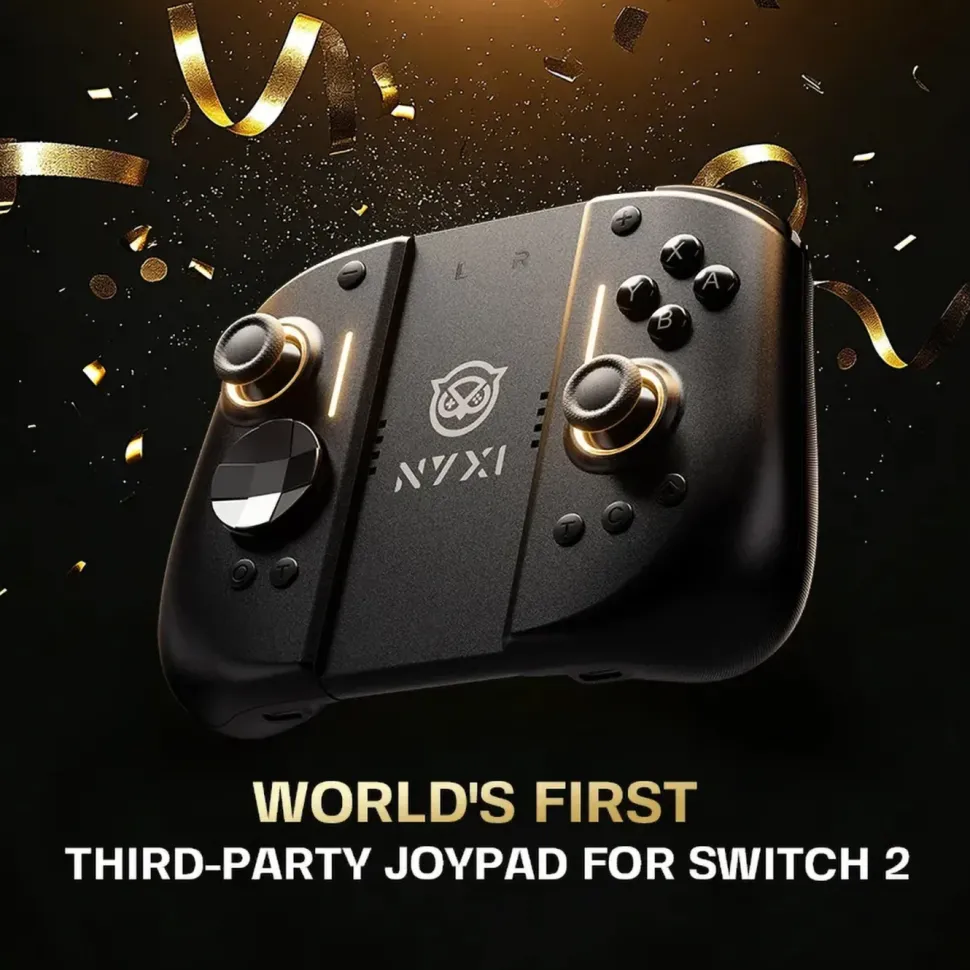 NYXI Hyperion 3 trådlös JoyPad för Nintendo Switch 2 Svart