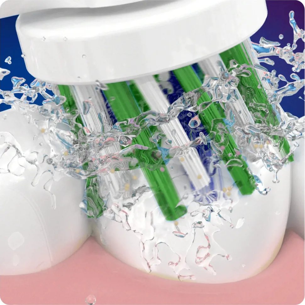 Oral-B Crossaction Tandborsthuvud 3-pack