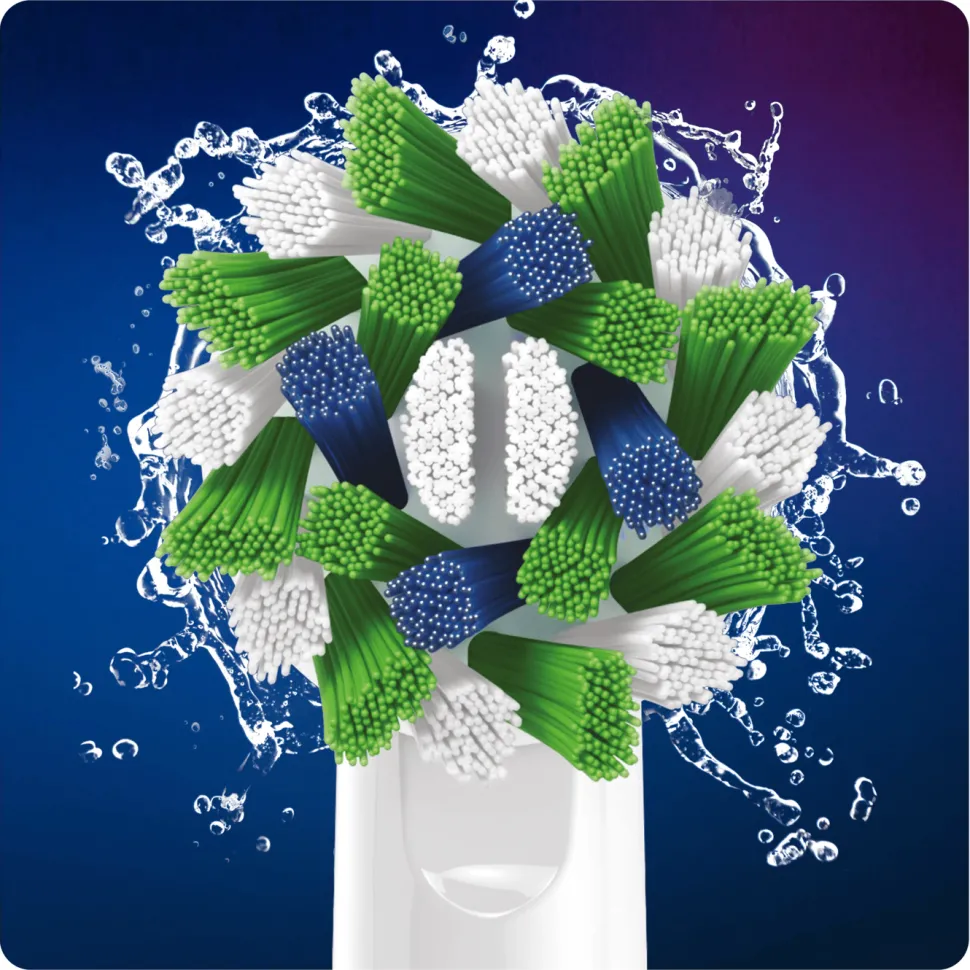 Oral-B Crossaction Tandborsthuvud 3-pack