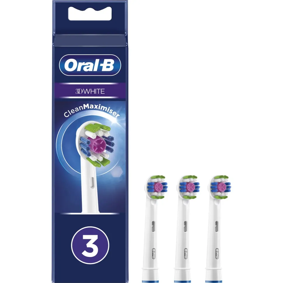 Oral-B 3D White Tandborsthuvud 3-pack