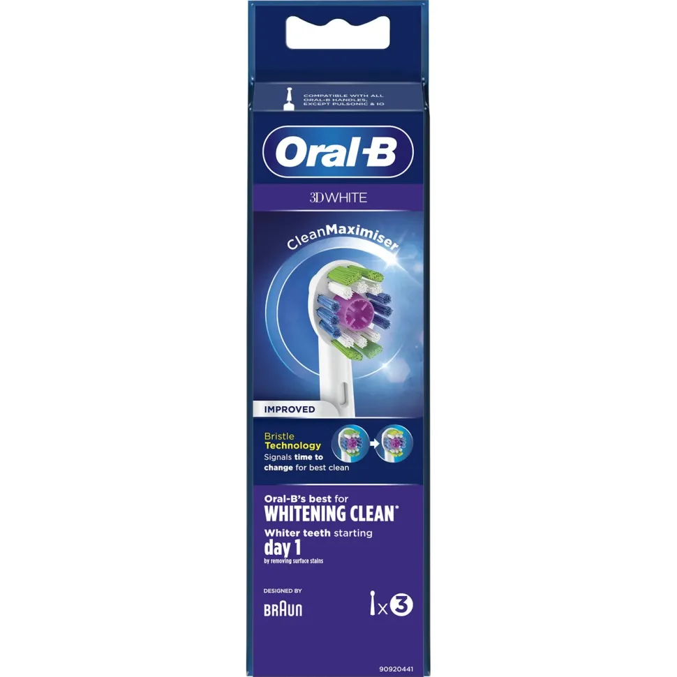 Oral-B 3D White Tandborsthuvud 3-pack