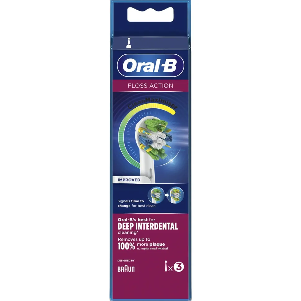 Oral-B Flossaction Tandborsthuvud 3-pack