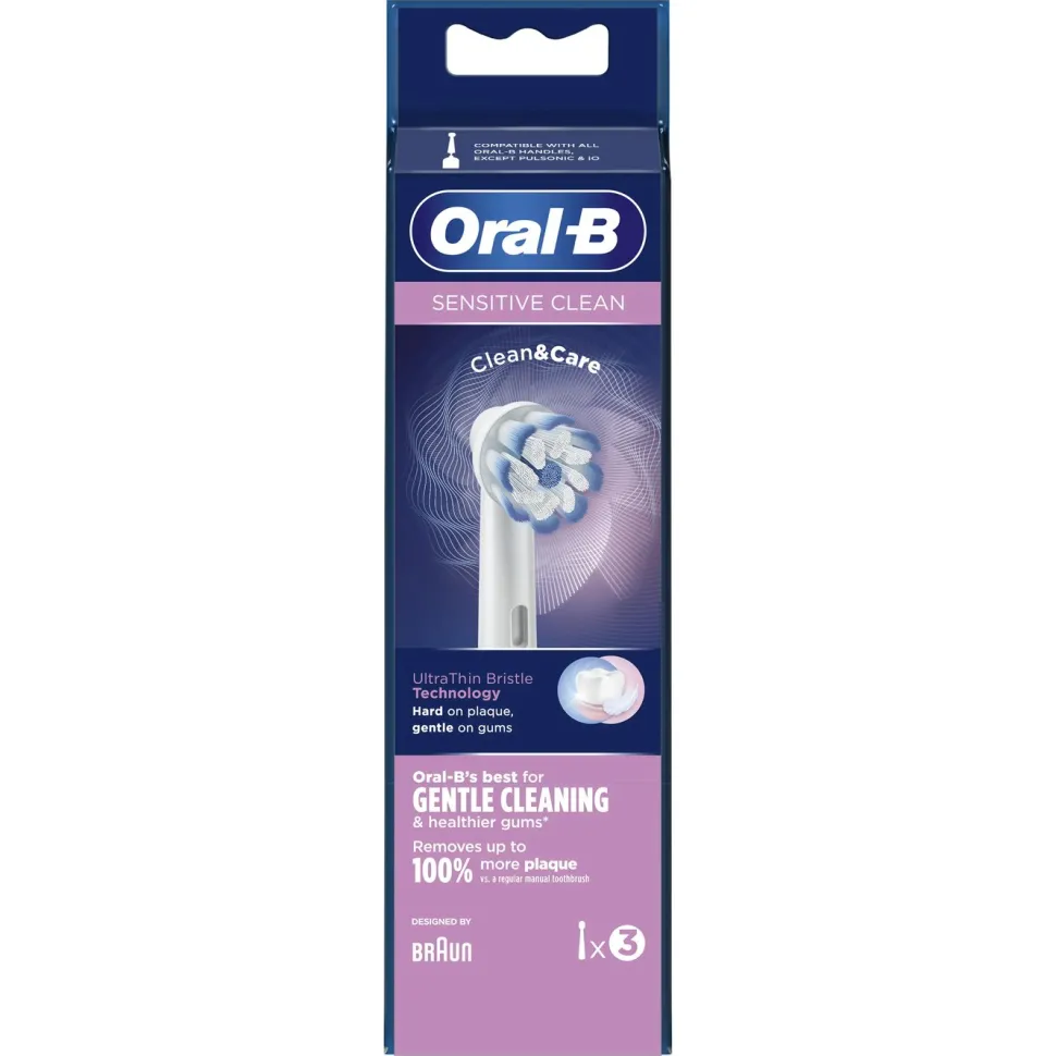 Oral-B Sensitive Clean & Care Tandborsthuvud 3-pack