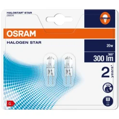 Osram Halogenlampor G4 2-pack 300 lm, 20 W