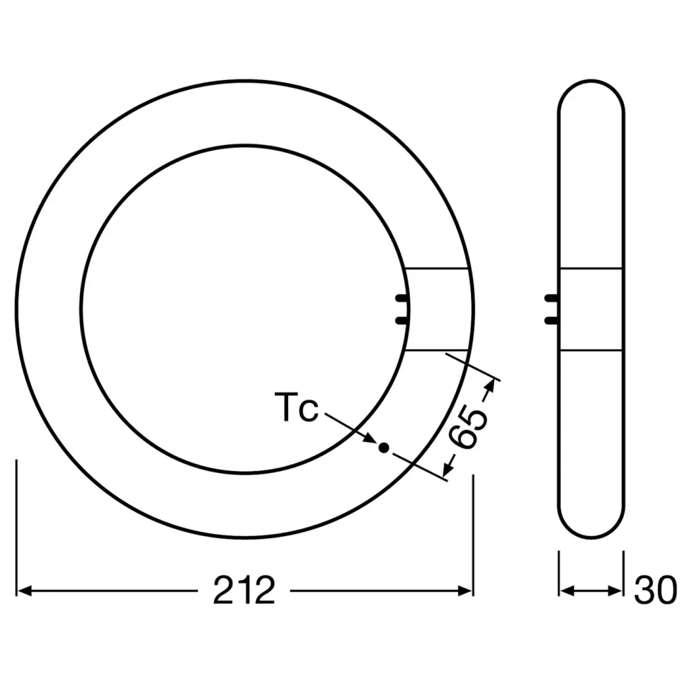 Osram LED-Cirkulärt lysrör (G10Q) 1320 lm