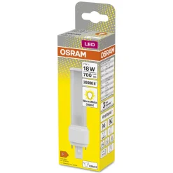 Osram LED-kompaktlysrör G24D 700 lm