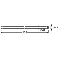 Osram LED-Lysrör T8 (G13) 585 lm