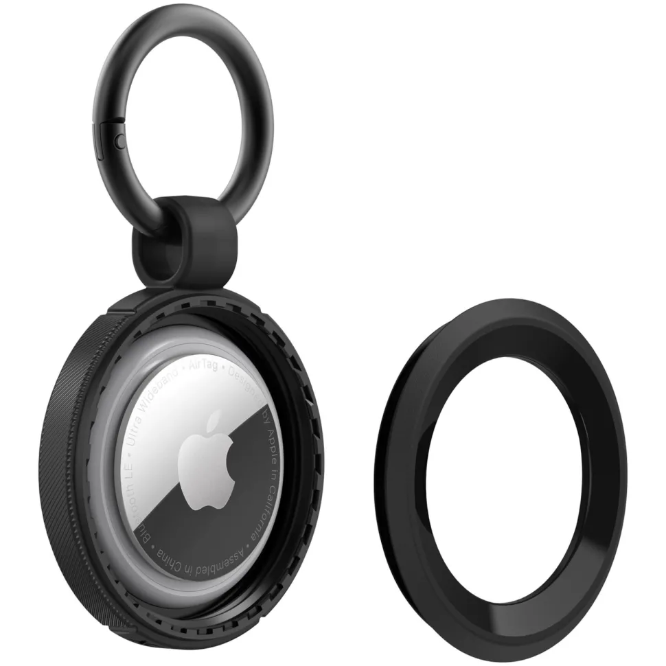 Otterbox AirTag Rugged Case nyckelring Svart