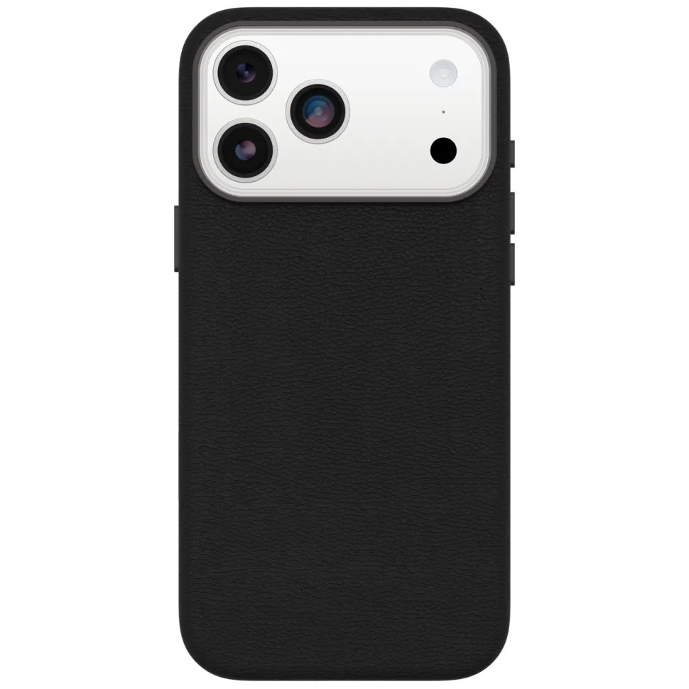 Otterbox Symmetry Cactus Leather Magsafe för iPhone 17 Pro Max Svart