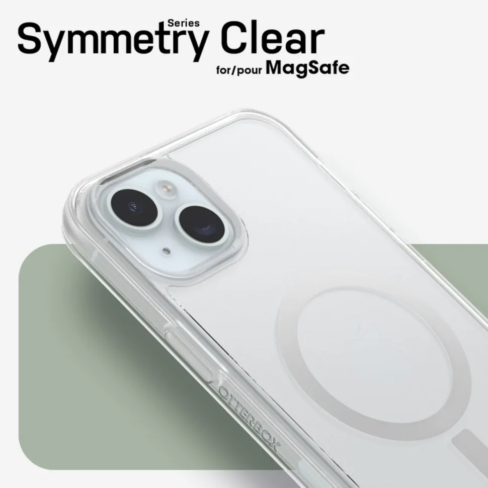 Otterbox Symmetry Magsafe för iPhone 14 Plus och 15 Plus Klar