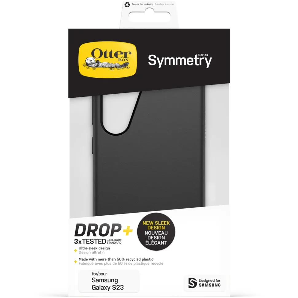 Otterbox Symmetry Skal för Galaxy S23 Svart