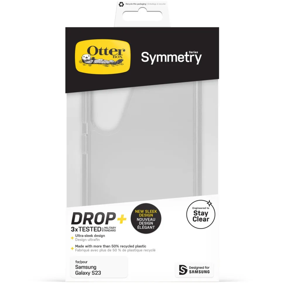Otterbox Symmetry Skal för Galaxy S23 Transparent