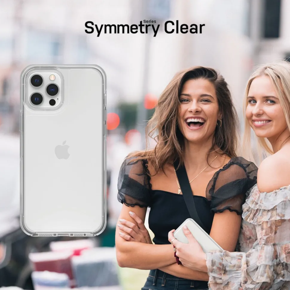 Otterbox Symmetry Tåligt skal för iPhone 12 och 12 Pro Klar