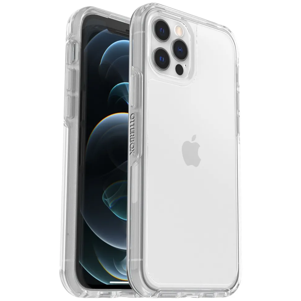 Otterbox Symmetry Tåligt skal för iPhone 12 och 12 Pro Klar