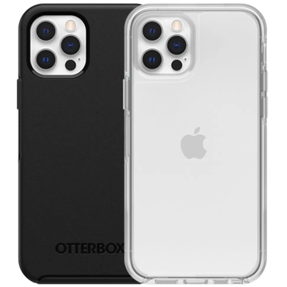 Otterbox Symmetry Tåligt skal för iPhone 12 och 12 Pro Klar
