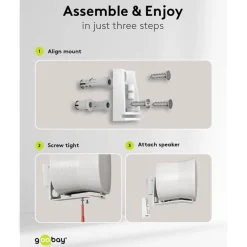 2-pack Högtalarfäste för Sonos Era 300 Vit