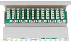 Patchpanel 12 portar Cat. 6