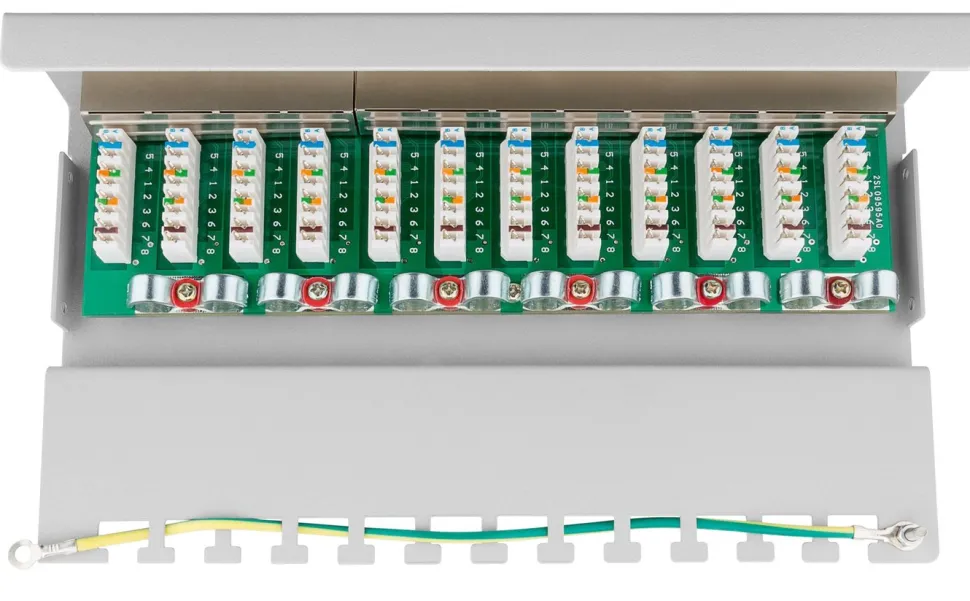 Patchpanel 12 portar Cat. 6