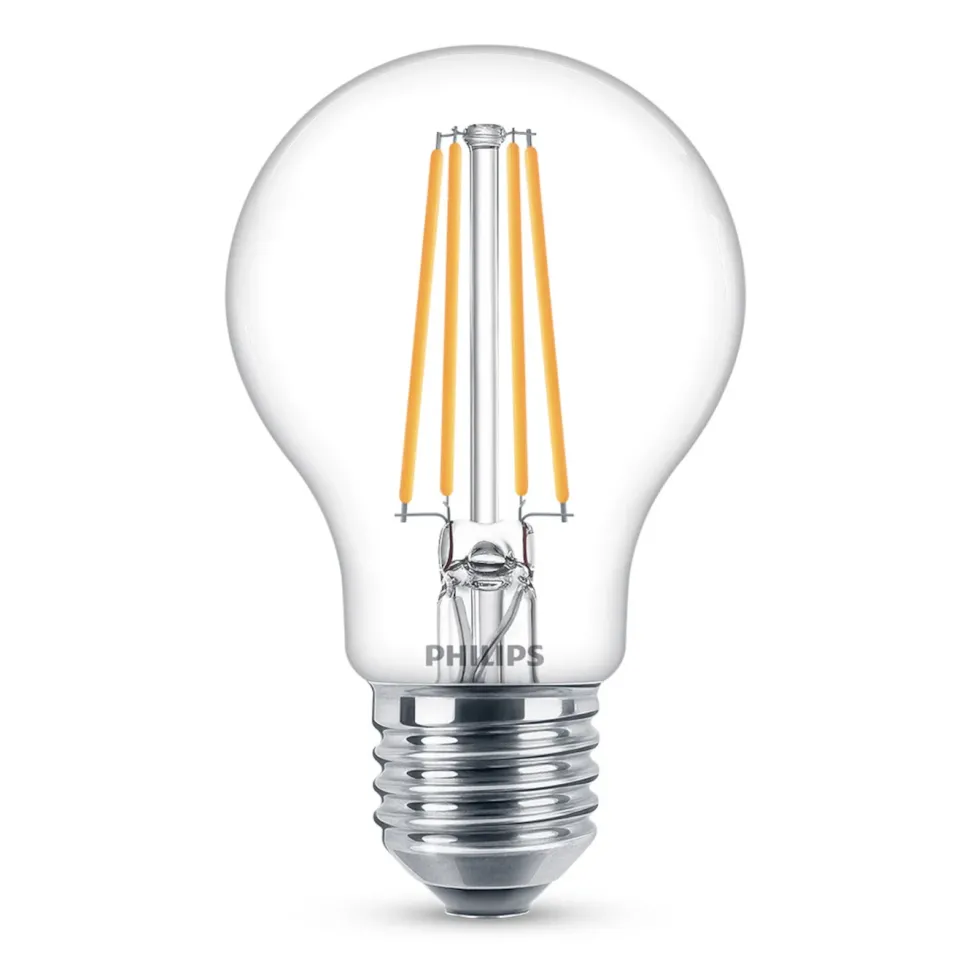 Philips Globlampa LED E27 806 lm 3-pack