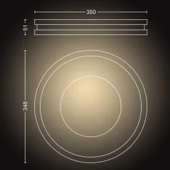 Philips Hue Ambiance Being Takplafond med dimmer