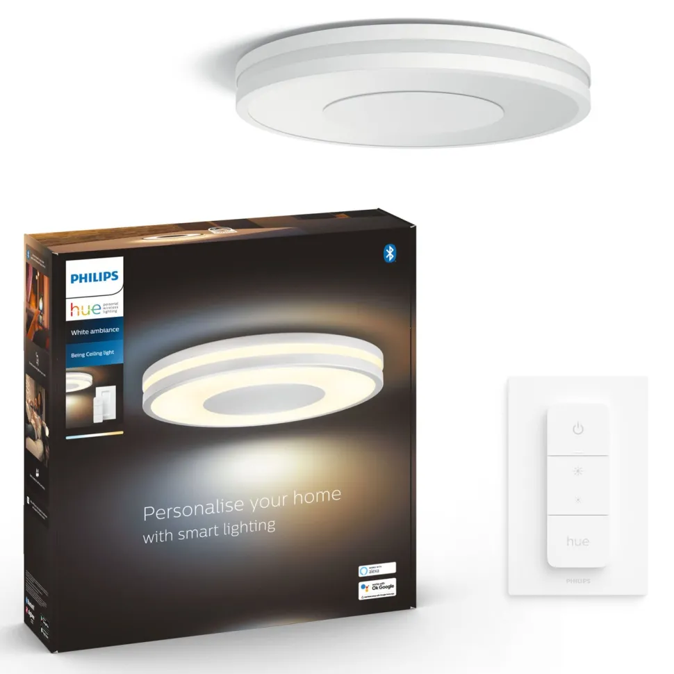Philips Hue Ambiance Being Takplafond med dimmer