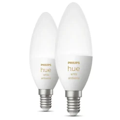 Philips Hue Ambiance Smart LED-lampa E14 470 lm 2-pack