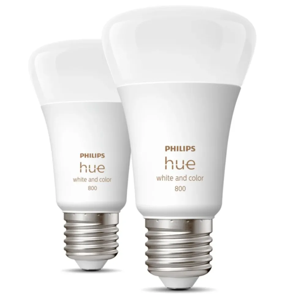 Philips Hue Color Ambiance Smart LED-lampa E27 806 lm 2-pack