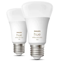 Philips Hue Color Ambiance Smart LED-lampa E27 1100 lm 2-pack