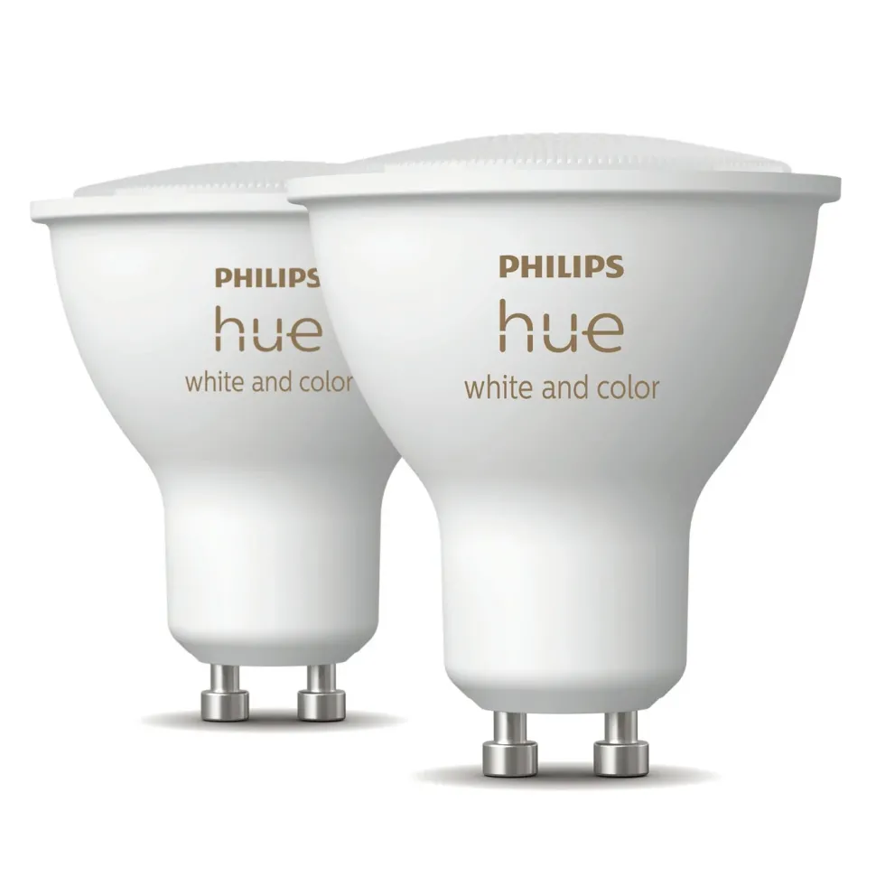 Philips Hue Color Ambiance Smart LED-lampa GU10 350 lm 2-pack
