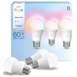 Philips Hue Essential Smart LED-lampa E27 806 lm 3-pack