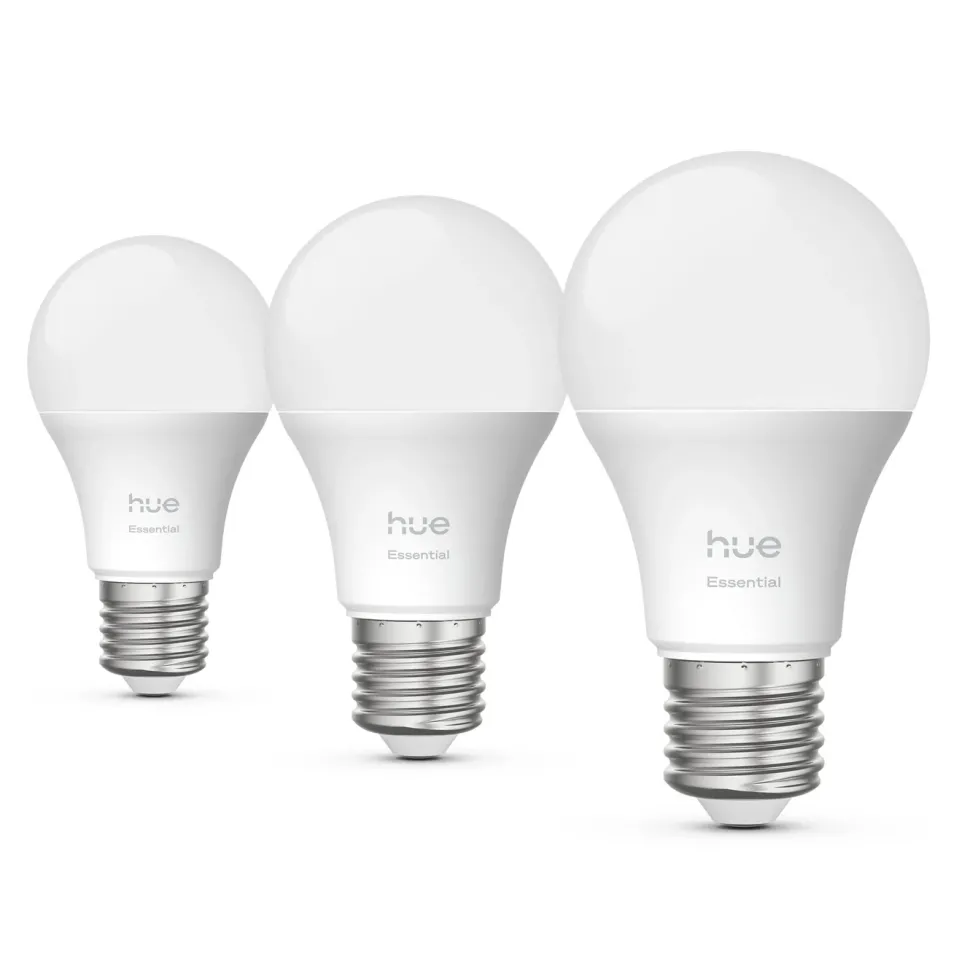 Philips Hue Essential Smart LED-lampa E27 806 lm 3-pack