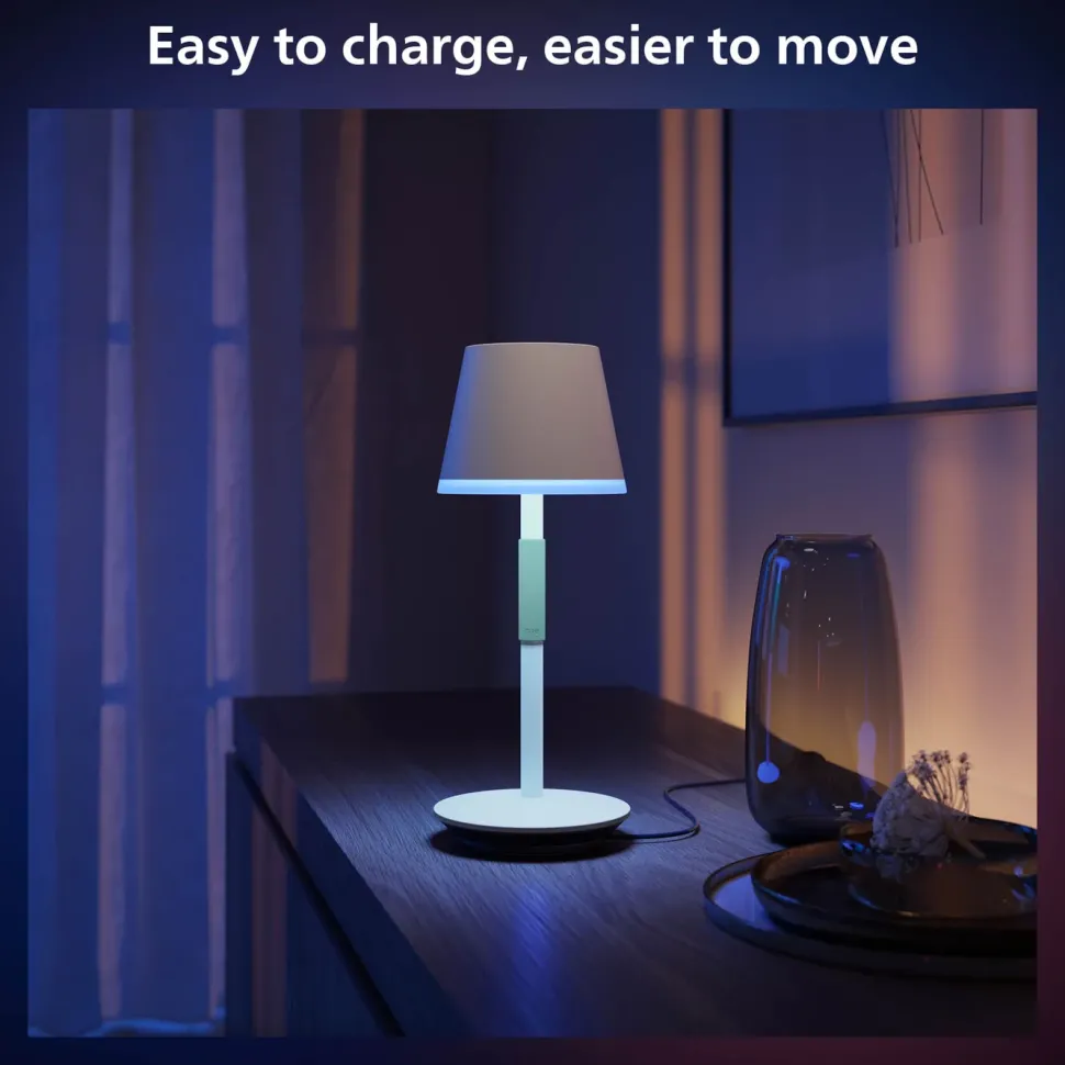 Philips Hue Hue Go Portabel bordslampa 530 lm Vit