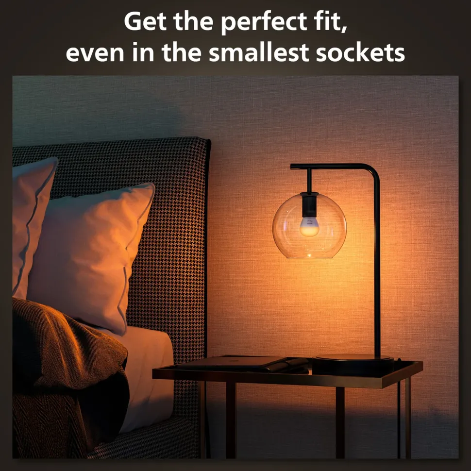 Philips Hue Luster Klotlampa White Ambiance E14 470 lm 2-pack