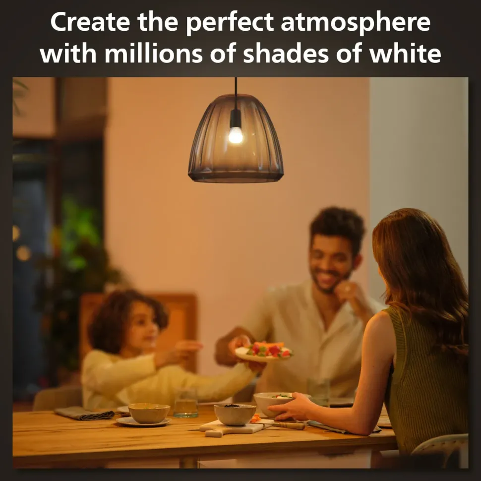 Philips Hue Luster Klotlampa White Ambiance E14 470 lm 2-pack