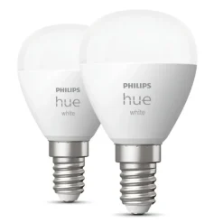 Philips Hue Luster Smart LED-lampa E14 470 lm 2-pack