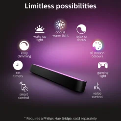Philips Hue Play light bar – smart ljuslist, 2-pack Svart