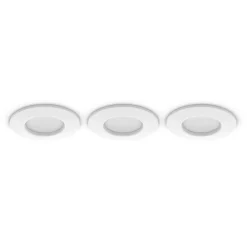 Philips Hue Slim infälld belysning Ø90 mm 3-pack Vit