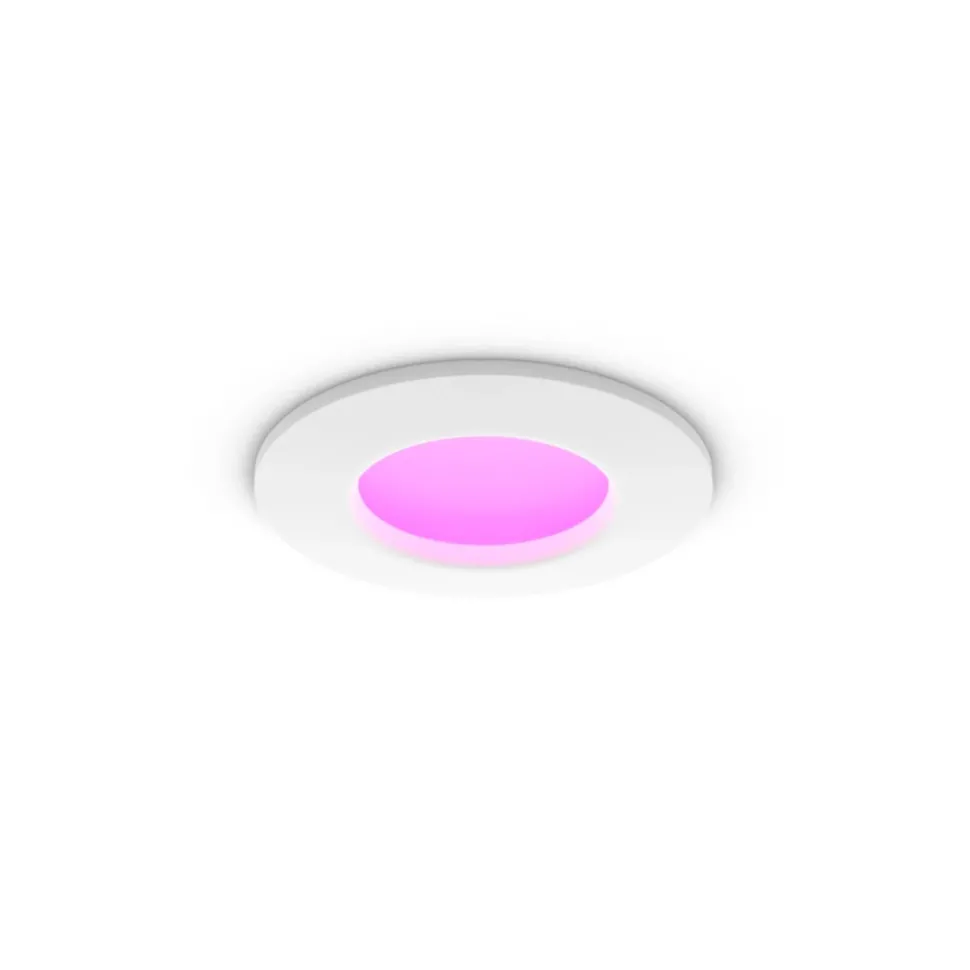 Philips Hue Slim infälld belysning Ø90 mm Vit