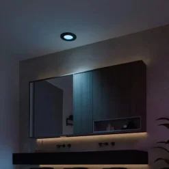 Philips Hue Slim infälld belysning Ø90 mm Svart